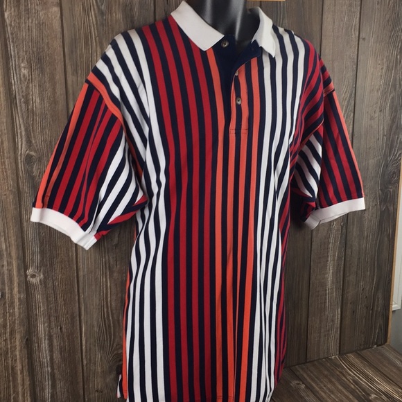 Cotton Trader Vertical Stripe POLO Men’s Sz. XL/T - Picture 2 of 8